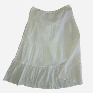 Unbranded Women's White and Cream Skirt